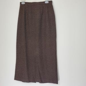 Ambitions Vintage Partial Wool Skirt, Size 8